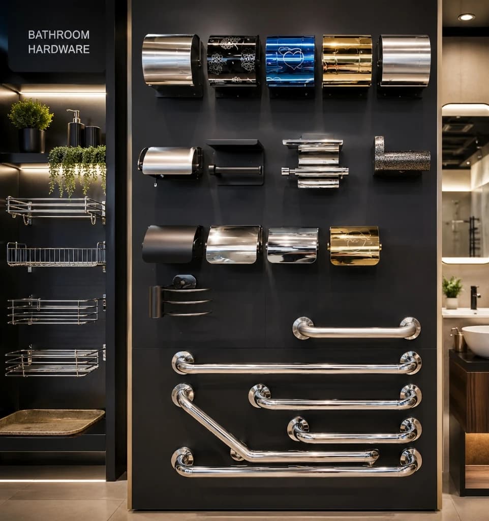 Bathroom Hardware Fixtures & Safety Bars